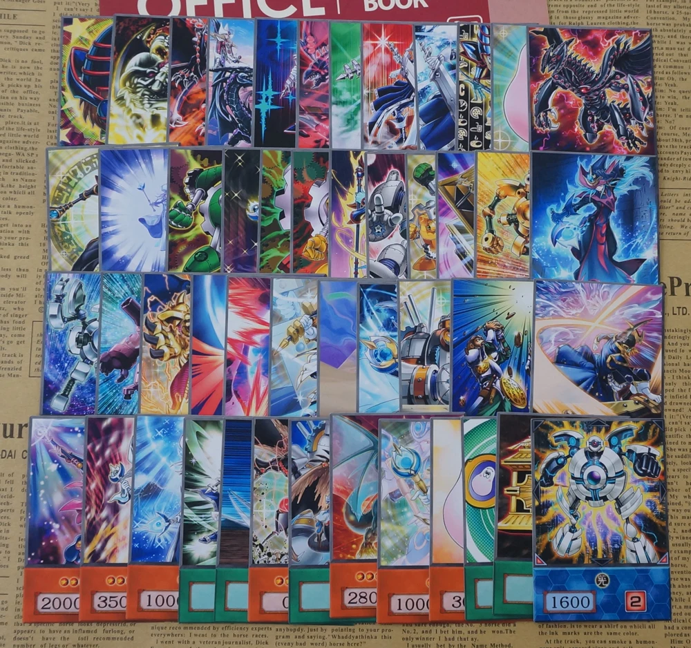 48pcs/set Yugi Muto Classic Modern Cards Silent Magician Swordsman Gandora Archetype Yugi-Boy Signature Card Anime Style Orica