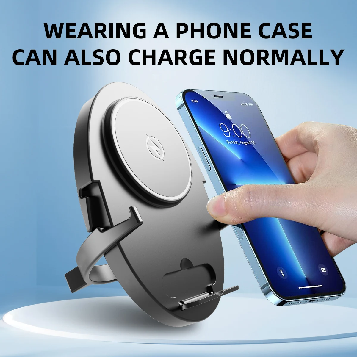 

Новая складная станция для быстрой беспроводной зарядки, подставка 15 Вт, удобное беспроводное зарядное устройство для мобильного телефона, станция для быстрой зарядки