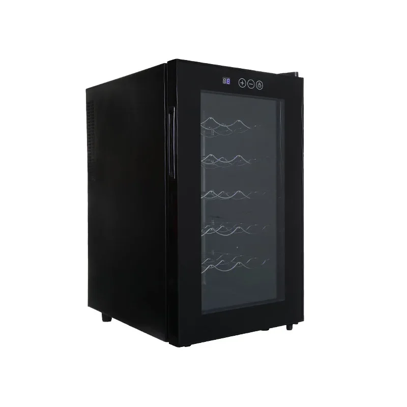 18 Bottles Wine Cooler Refrigerator 46L Wine Cabinet Fridge Freestanding