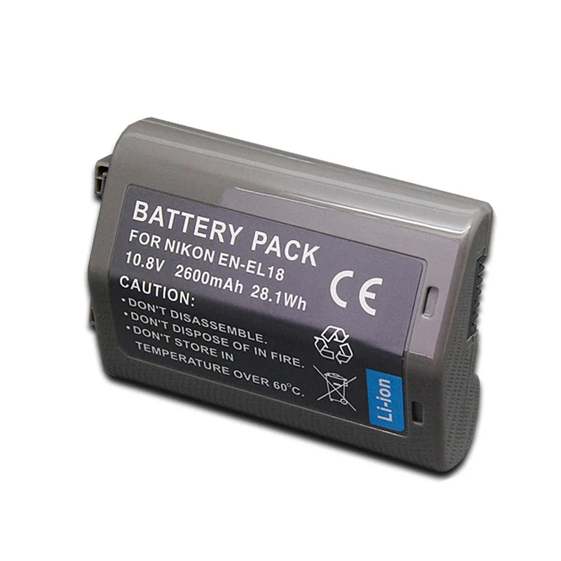 EN-EL18 EN-EL18D 2600mah Battery EN EL18a for Nikon D4 D4S D5 D6 D500 D800 D800E D810 D850 Z5 Z6 Z9 CBD12