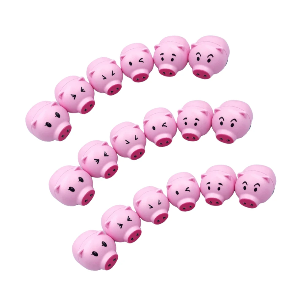 

18 Pcs Mini Pig Back Rider Pull Piggy Inertia Toy Kid Car Models Toys Animal Child