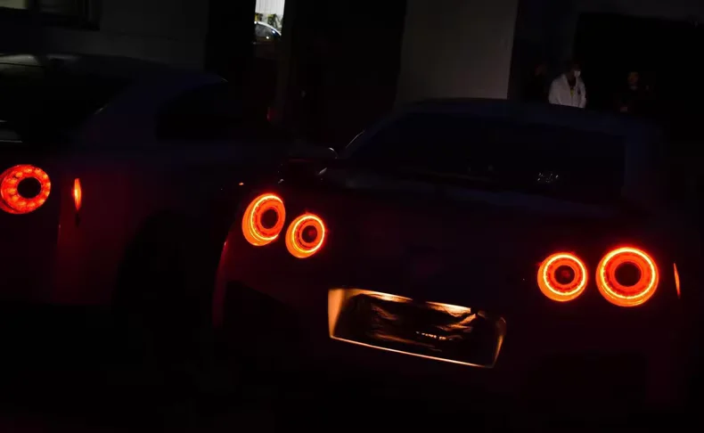 Premium New for Nissan GTR R35 Auto Parts 3-Less LED Rear Bumper Taillights & Headlights 6000k Color Temperature Modified