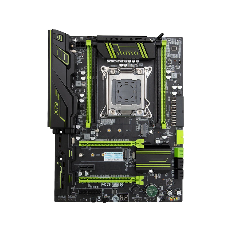 ل HUANANZHI X79 الأخضر 2.49X79 اللوحة LGA2011 ATX SSD دعم ذاكرة REG ECC