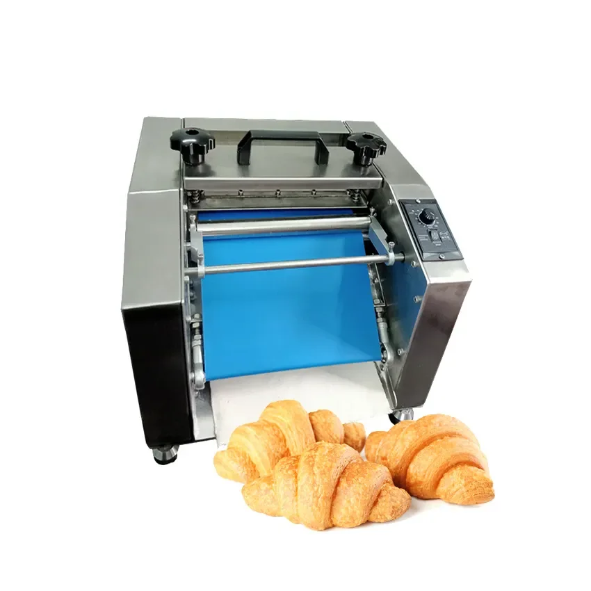 Stainless steel rolling dough machine chocolate croissant rolling machine