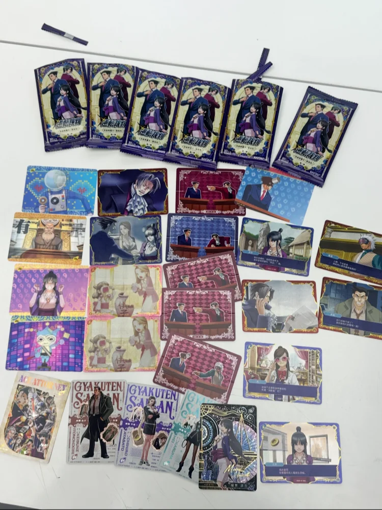 KAYOU Ace Attorney Card Exquisite Deluxe Collection Pack 1ère Édition Cartes à Collectionner Anime Cadeau Jouet Périphérique Anime