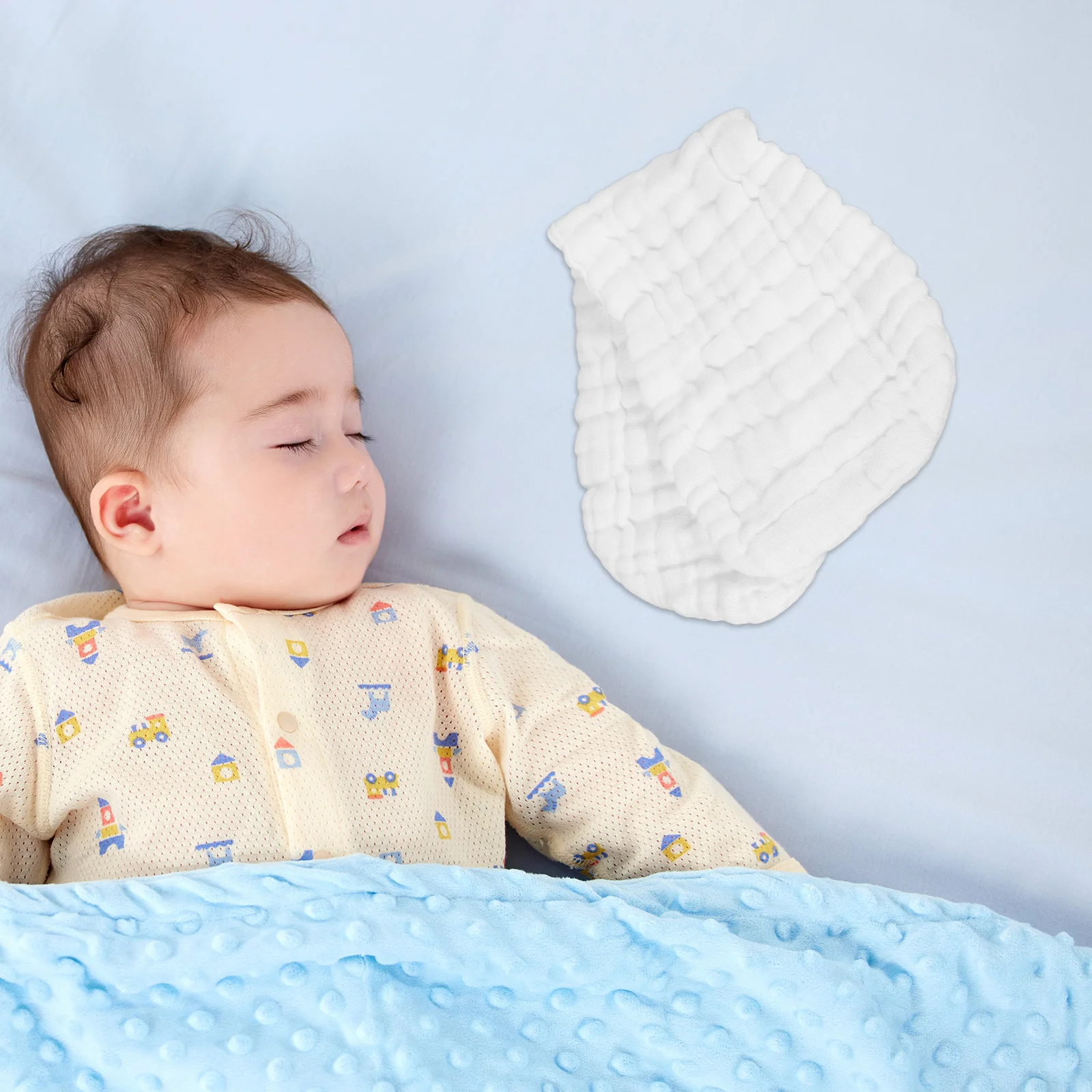 

Gauze Cloth Diapers Baby Cotton Newborn Peanut Shape Soft Reusable Diaper Inserts Covers High Absorbency Baby Gauze Pads