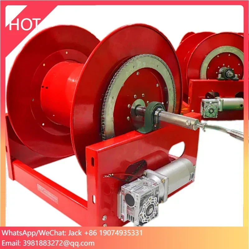 Truck Mounted 19mm 100m Electric Fire Fighting Equipment Fire Hose Reel Manufacturer with Jet Spray Nozzle and Water Pipe