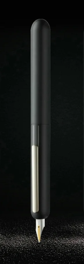 عالية الجودة LM التركيز 3 قلم حبر الأسود التيتانيوم الحوار سلسلة 14K الذهب تلميح الحبر القرطاسية الكتابة اللوازم المدرسية والمكتبية #6