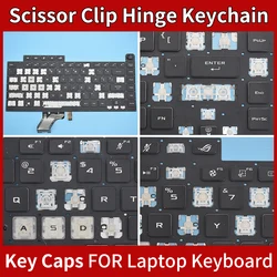 Replacement Keycap Key cap &Scissor Clip&Hinge For ASUS Rog Strix G531 G531gt G512 G17 G712lv-EV009t For Tuf Gaming A17 F15