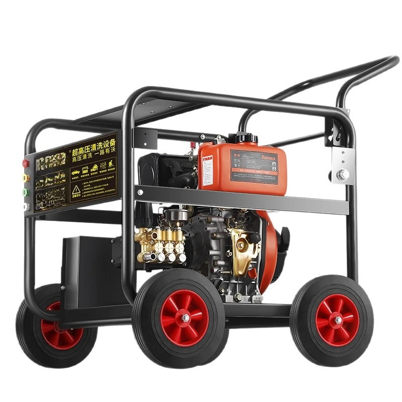500Kg 초고압 세척기 샌드블라스팅 녹제거 AR 펌프 디젤 산업용 자동차 세척기