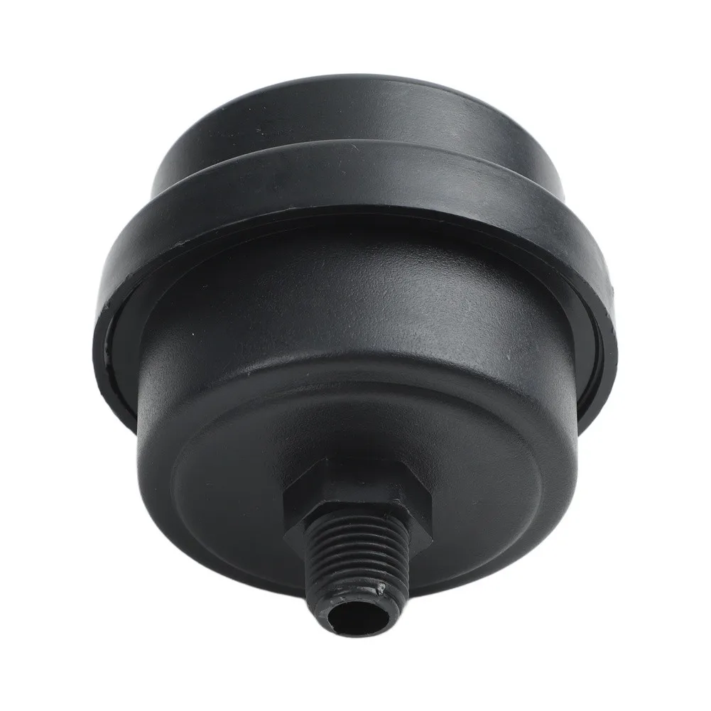 Air Compressor Intake Filter Muffler Male Thread Connection Plastic Material 70x65mm Fits 12 16 20mm Inlet Sizes