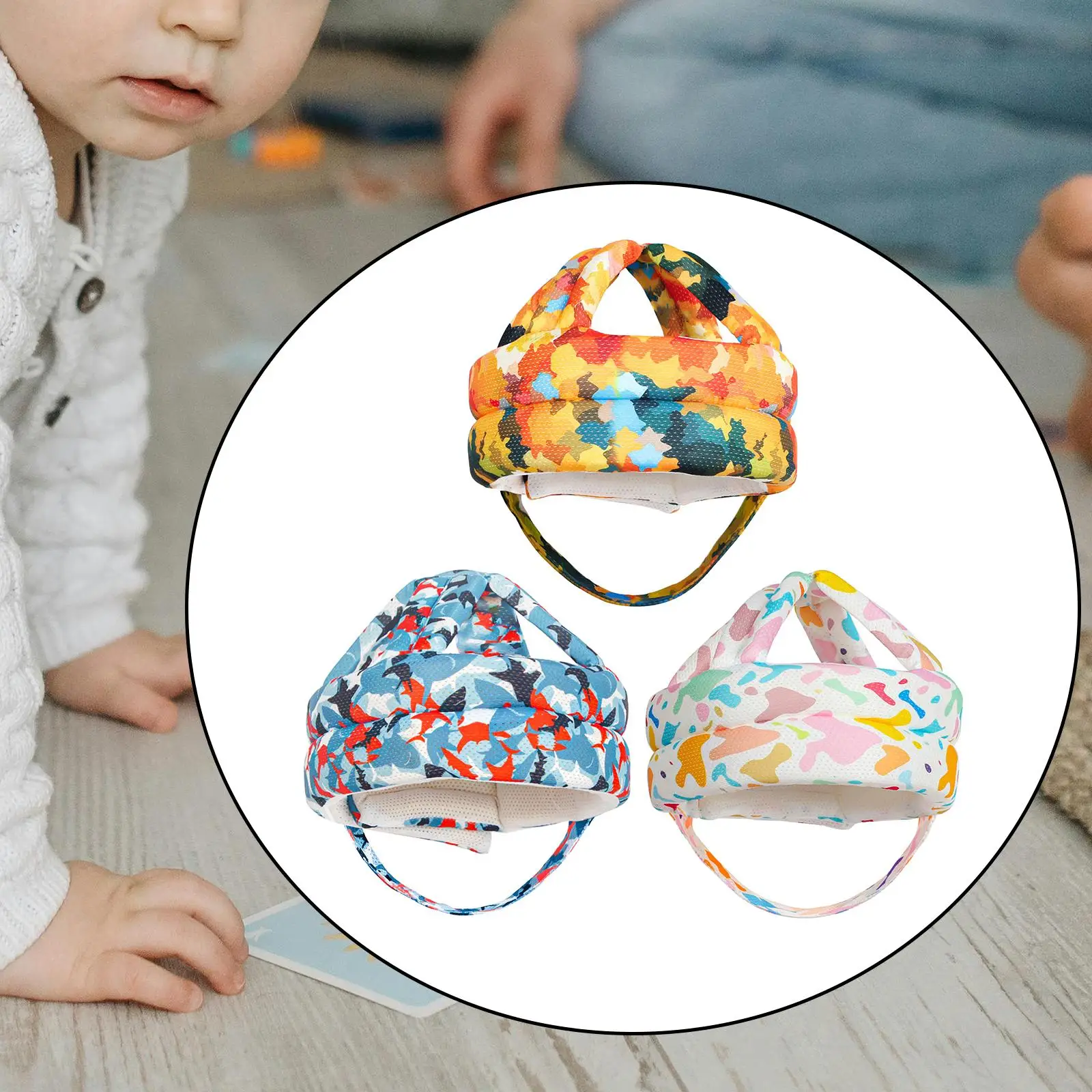 子供用保護ヘルメット 子供用帽子 ソフト衝突防止 歩き方を学ぶプロテクター 子供用保護キャップ 8-36ヶ月用 遊び用