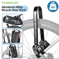 Portaequipajes de bicicleta de aleación de aluminio ajustable, estante trasero Universal para bicicleta de grava, bolsa para estante de horquilla delantera para Bikepacking