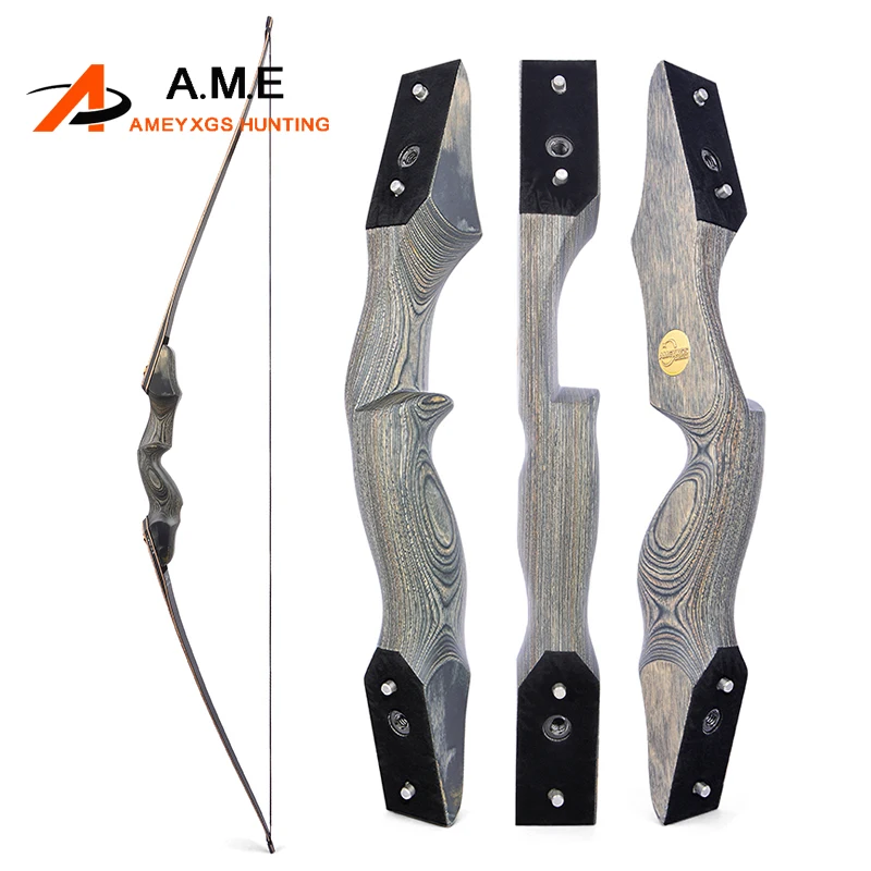 

25-50lbs AME Recurve Bow 60inch Archery Lamination Bow Limbs Takedown Bow Right Hand Adult Outdoor Shooting Hunting Accessories