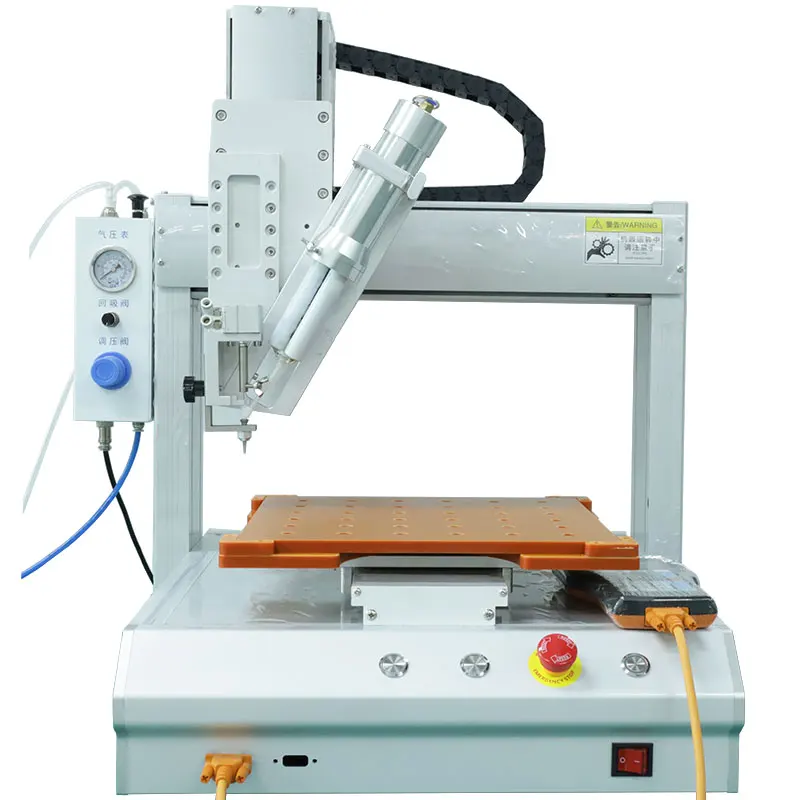 Fully automatic Glue dispenser machine Desktop glue coating robot Hot melt adhesive dispensing machine