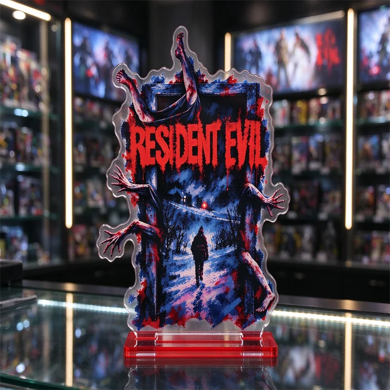 Resident Evil Acrylic Standee Charm, Resident Evil Bryan Inspired Desk Decor Gift