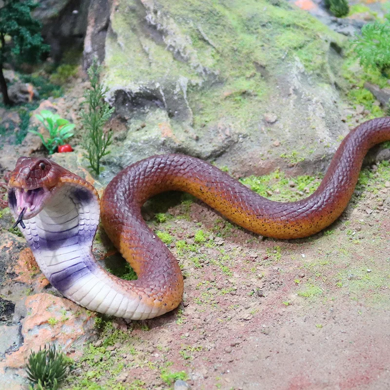 Juguete blando para aliviar el estrés, Cobras de cascabel, pitones dorados, lagartos, Rana, ratón, Gecko, modelo Animal, regalos para niños