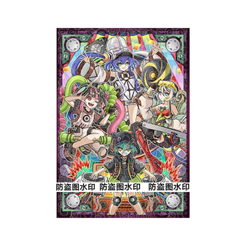 63X90 مللي متر 50 قطعة/المجموعة لتقوم بها بنفسك ذاتية الصنع يو غي أوه! غطاء حماية لبطاقة Lunalight Ygo Killer Melody Card، ألعاب هدايا لبطاقات الرسوم المتحركة