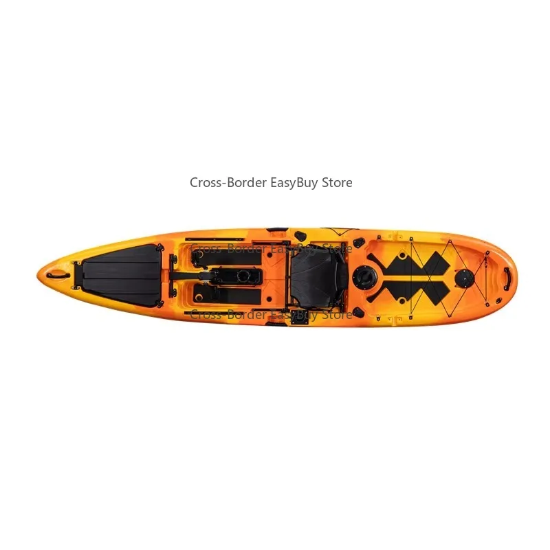 Hot Style with Big Hatch and Storage Area of Pedal Single One Person Kayak Fishing with Big Loading Capacity