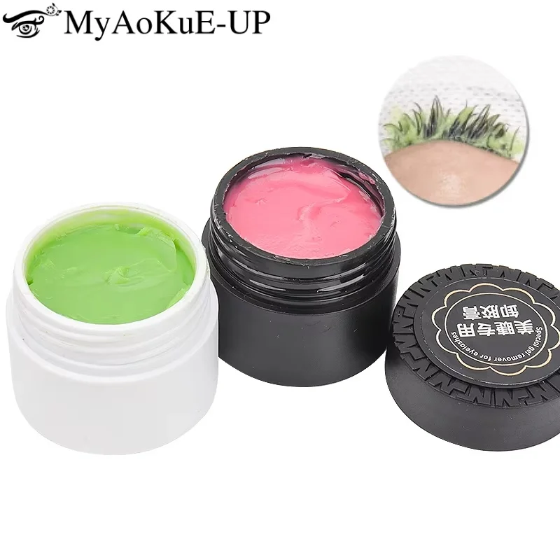 10g 속눈썹 연장 젤 리무버 래쉬 리프팅 접착제 제거 과일 향 속눈썹 제거 크림 접목 속눈썹 메이크업 도구