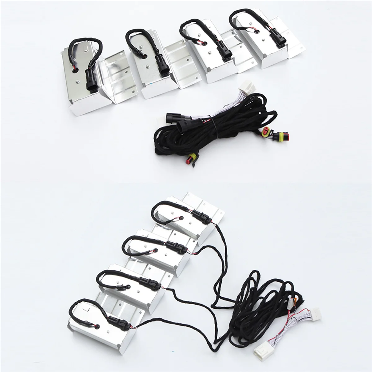

4Pcs Door Side Step Lights for Toyota Land Cruiser Prado FJ 150 10-18