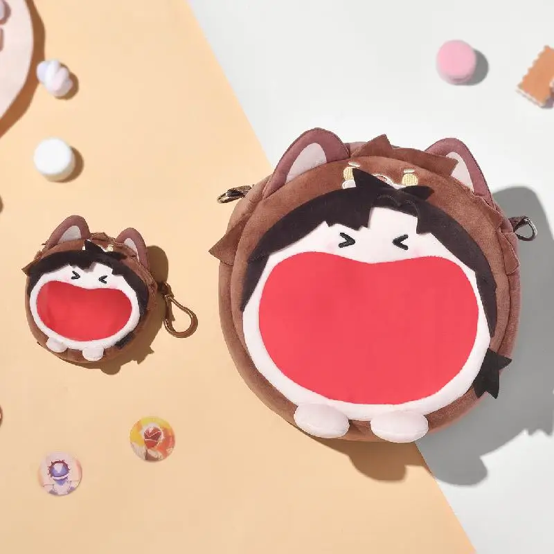 جديد حقيقي رابط انقر أنيمي UWA سلسلة لعبة الطرفية سعيد على ظهره حقيبة الألم الصغيرة تشنغ شياوشي لوكاس تأثيري ملحق الهدايا