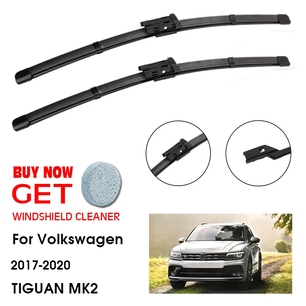 

Car Wiper For Volkswagen TIGUAN MK2 26"+21" 2017-2020 Front Window Washer Windscreen Windshield Wipers Blades Accessories