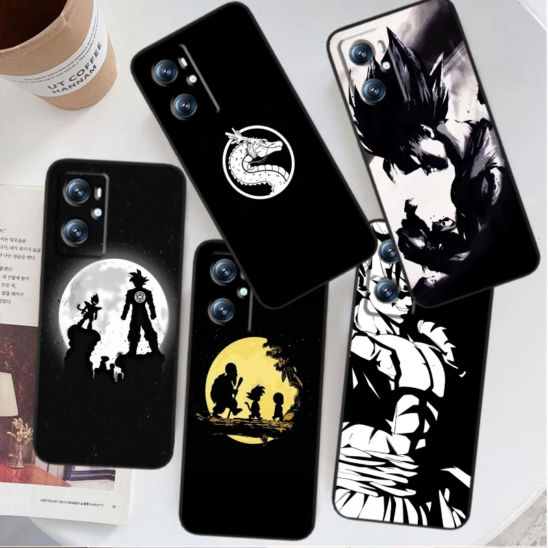 Art D-Dragon Ball Goku Cool For OPPO Find X6 X5 X3 A54S A5 A94 A16 A53S A57 A74 A72 A98 A78 A96 A9 5G Black Phone Case