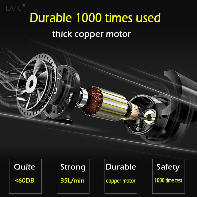 EAFC 22mm cylindrowy wyświetlacz cyfrowy pompa do opon DC 12V opona samochodowa sprężarka powietrza pompa nadmuchiwana do motocykli samochodowych