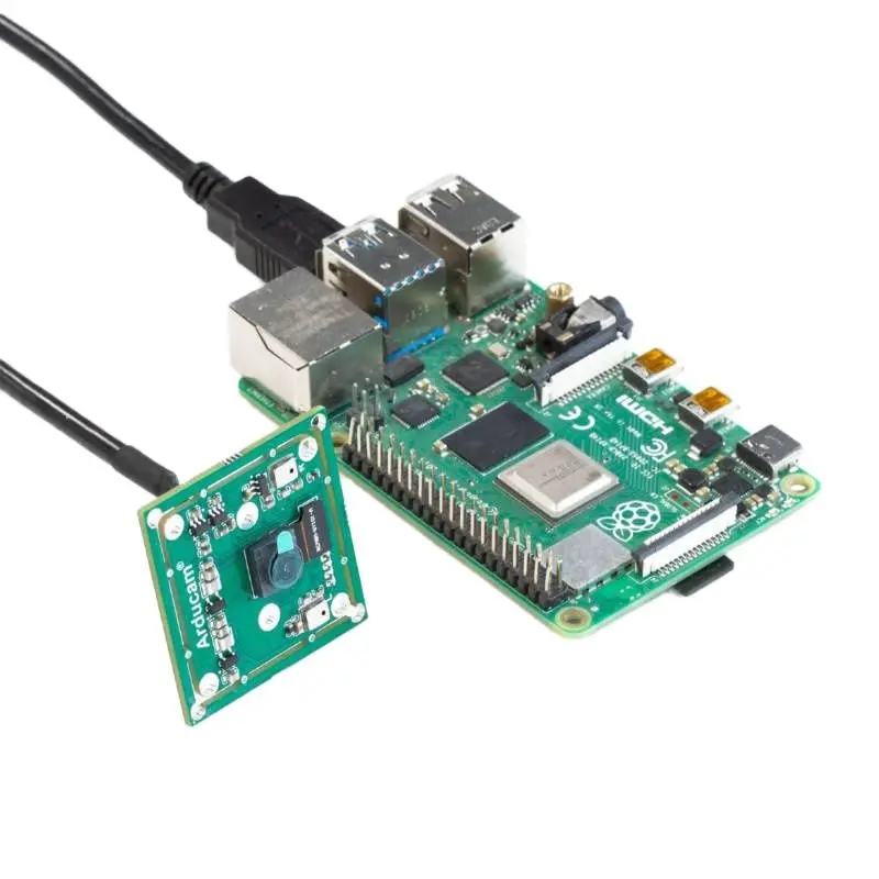 Módulo de câmera USB Arducam 8MP 1080P, mini webcam UVC USB2.0 CMOS IMX219 de 1/4" com microfone duplo