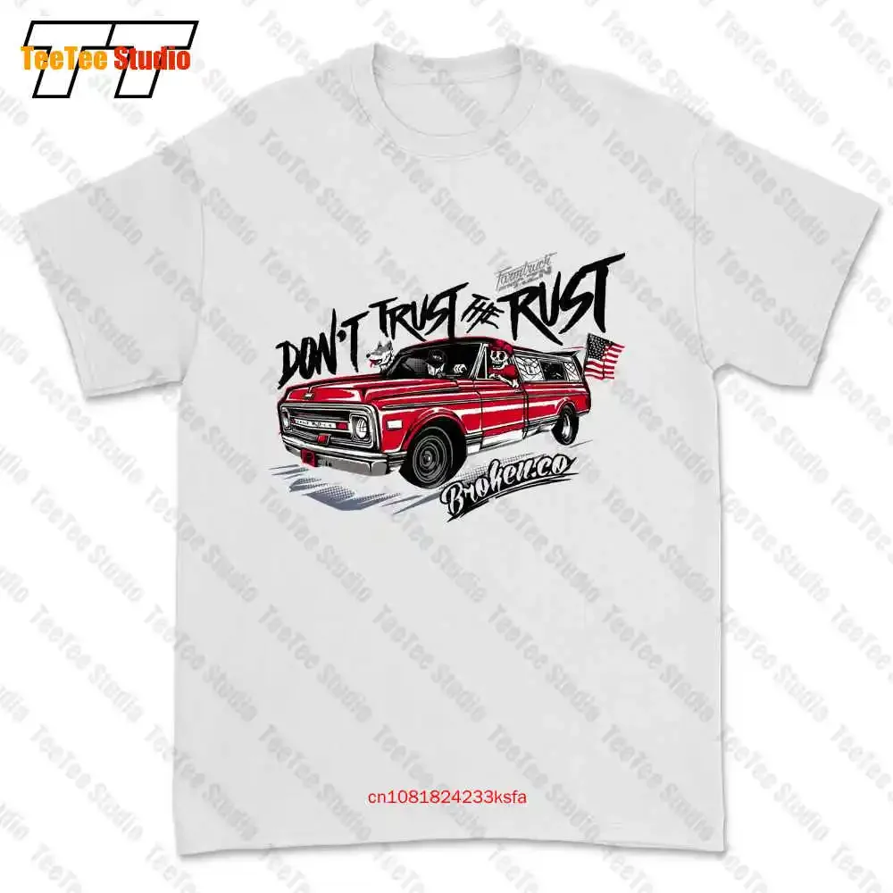 Farmtruck And Azn-Street Outlaws-Don'T Trust The Rust Farmtruck T-shirt Tee R1ZJ