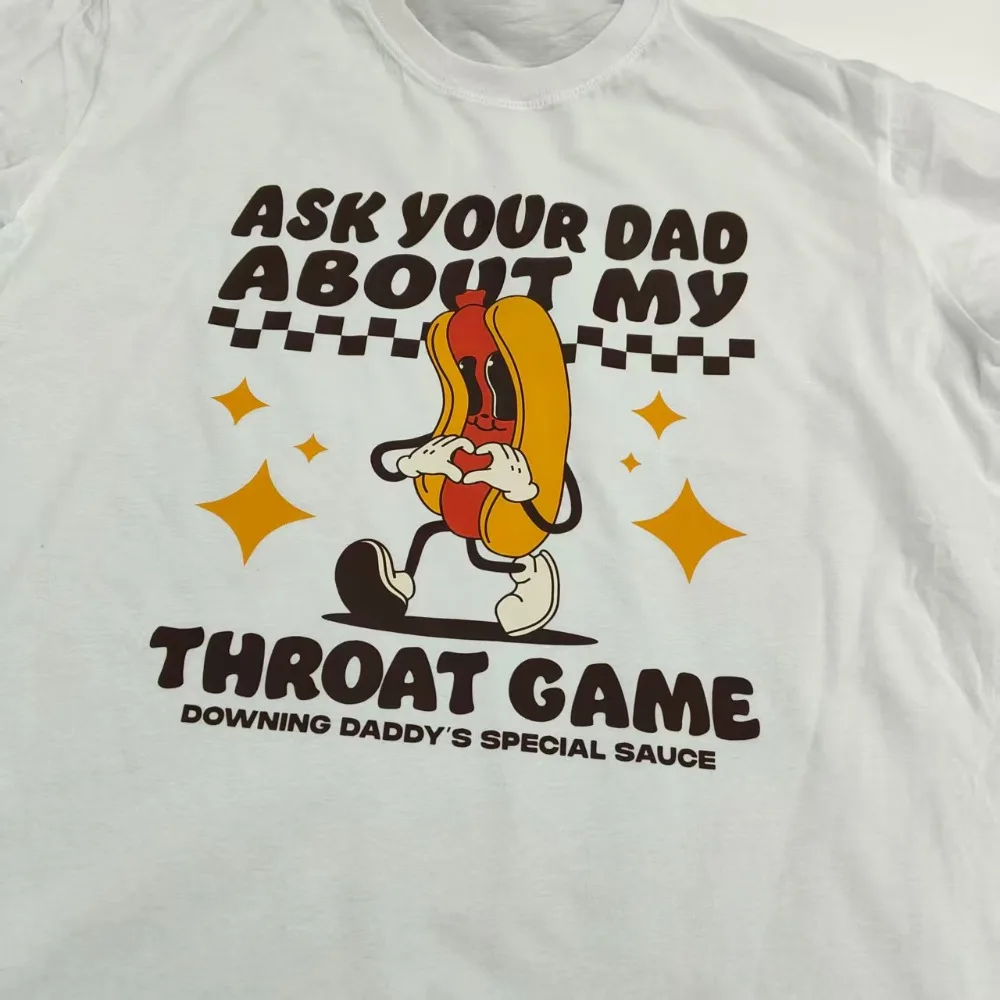 اسأل والدك عن لعبة الحلق الخاص بي قميص جريئة الكبار الفكاهة للجنسين المحملة مضحك الفتيات رحلة الكمامة هدية غير مناسبة قميص التبادل #2