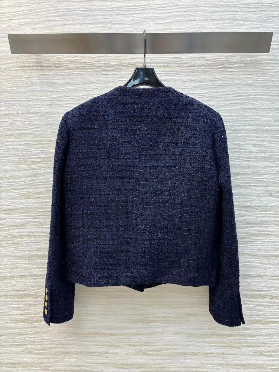 High end customized women's coarse woolen coat