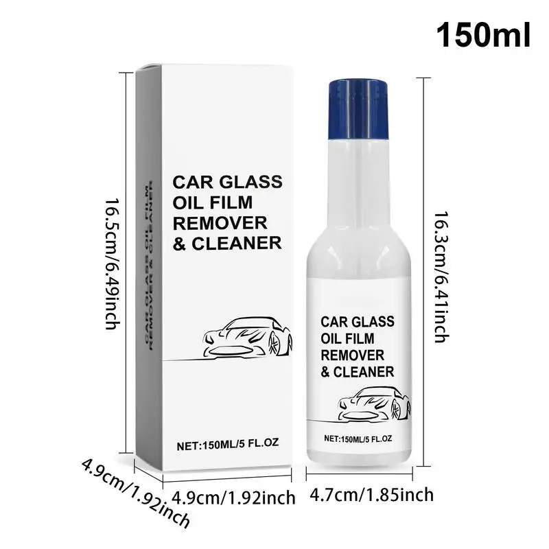 Glass Oil Film Remover Car Window Cleaner Long-Lasting Automotive Glass Cleaner Efficient Car Oil Film Remover Car Glass Oil