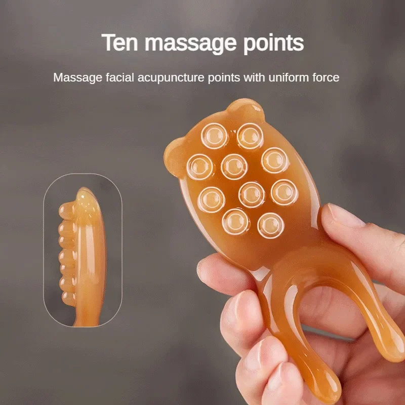 Resin Face Lifting Guasha Scraping Massage Facial Tools Massage Plate Reduce Puffiness Nose Lifting Nose Massager