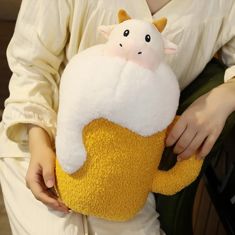 38/50センチメートル独特キツネ牛ビールジョッキぬいぐるみぬいぐるみ