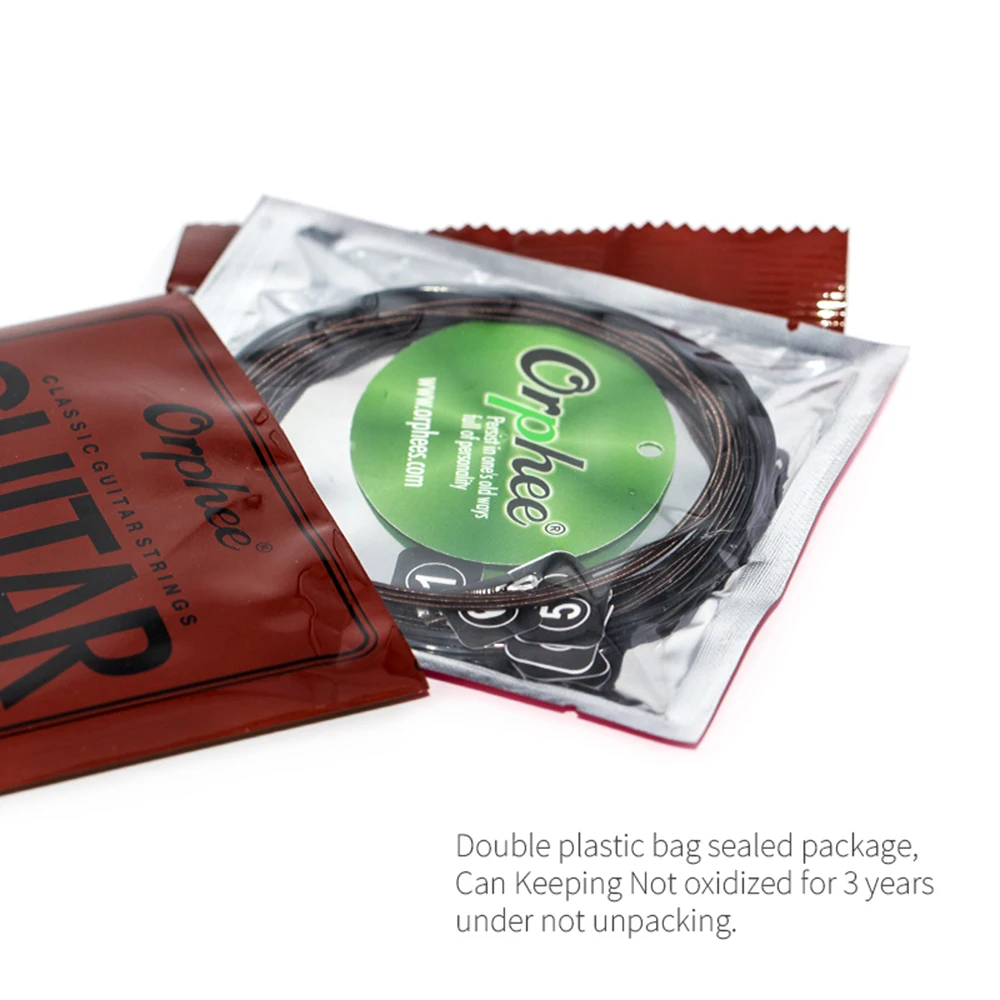 Orphee NX35-C 028-045 Classical Guitar Strings Nylon Silver Jacketed Wire Vacuum Packaging Guitar Parts