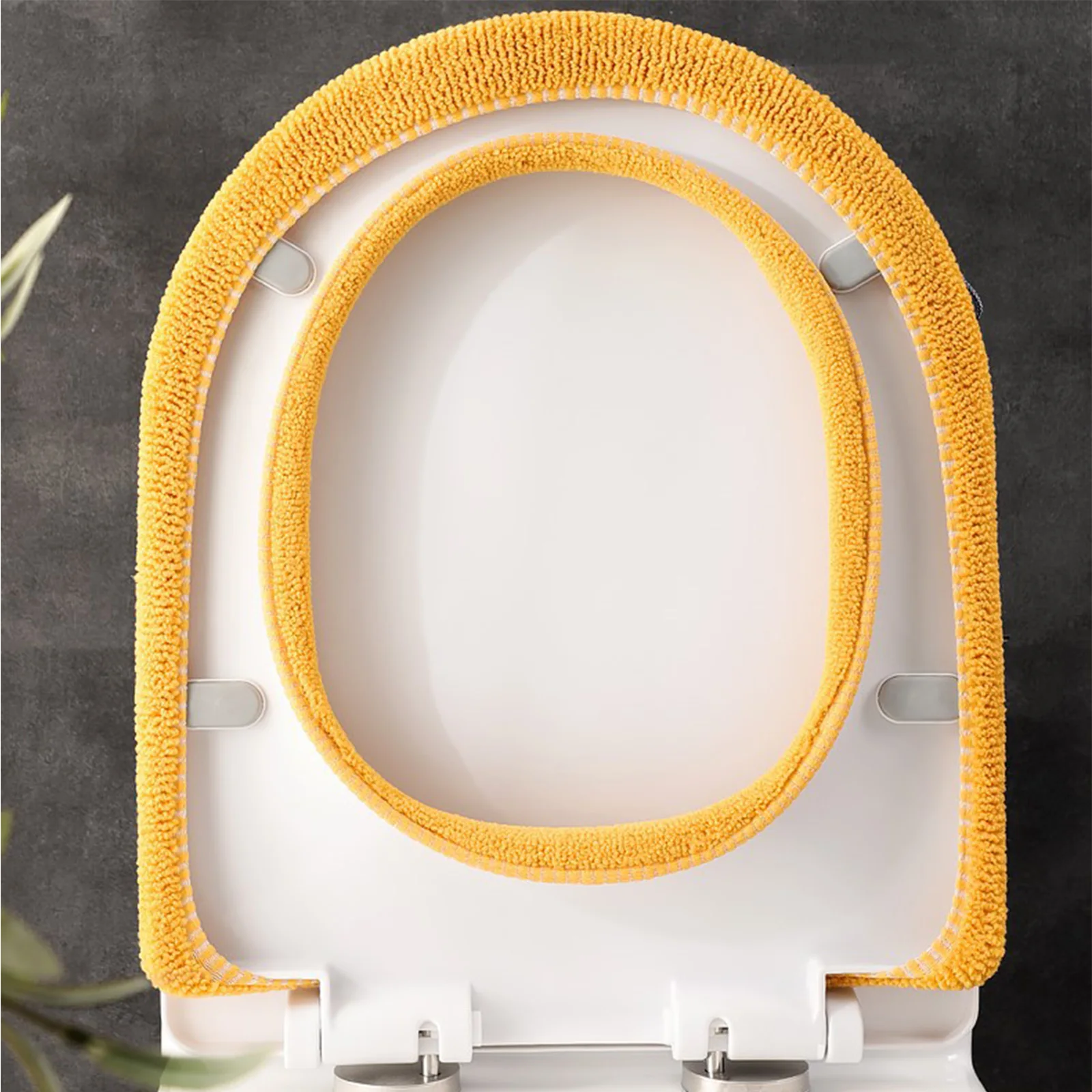 

3pcs Toilet Seat Covers Washable Reusable O shaped Cushions Home Mats Bathroom Accessories Soft Hygiene Practical Long lasting