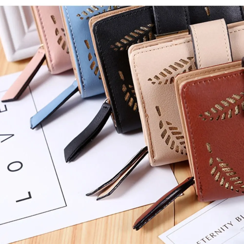 جديد بو الجلود المرأة محفظة طويلة غلق بمشبك تصميم سعة كبيرة محفظة نسائية للعملات المعدنية حافظة للبطاقات النساء الفتيات