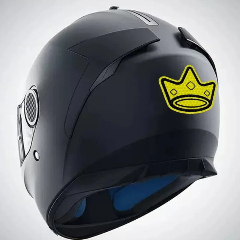 

Motorcycle Helmet Reflective Stickers Car Electric Motorcycle Warning Signs Reflective Decal Helmets DIY Decorative Accessories