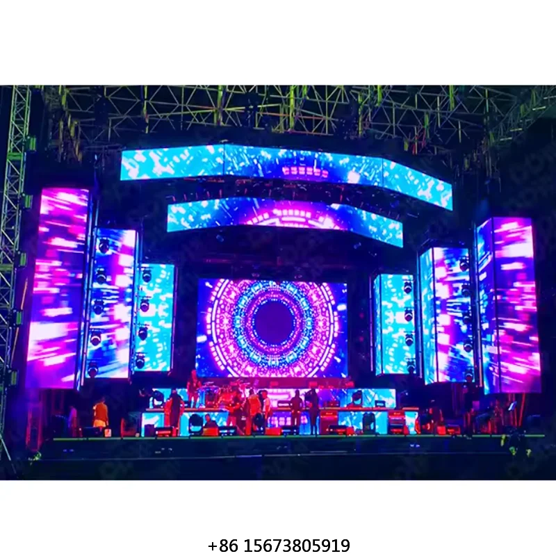 

500*1000mm hd 4K Indoor LED Video Wall Large Stage Concert Led Display Panel Nightclub Video Dj Led Screen