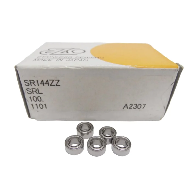 10pcs/50pcs Japan EZO stainless steel bearing SR144ZZ 3.175*6.35*2.7788mm RI-418ZZ inch miniature ball bearings SR144 R144