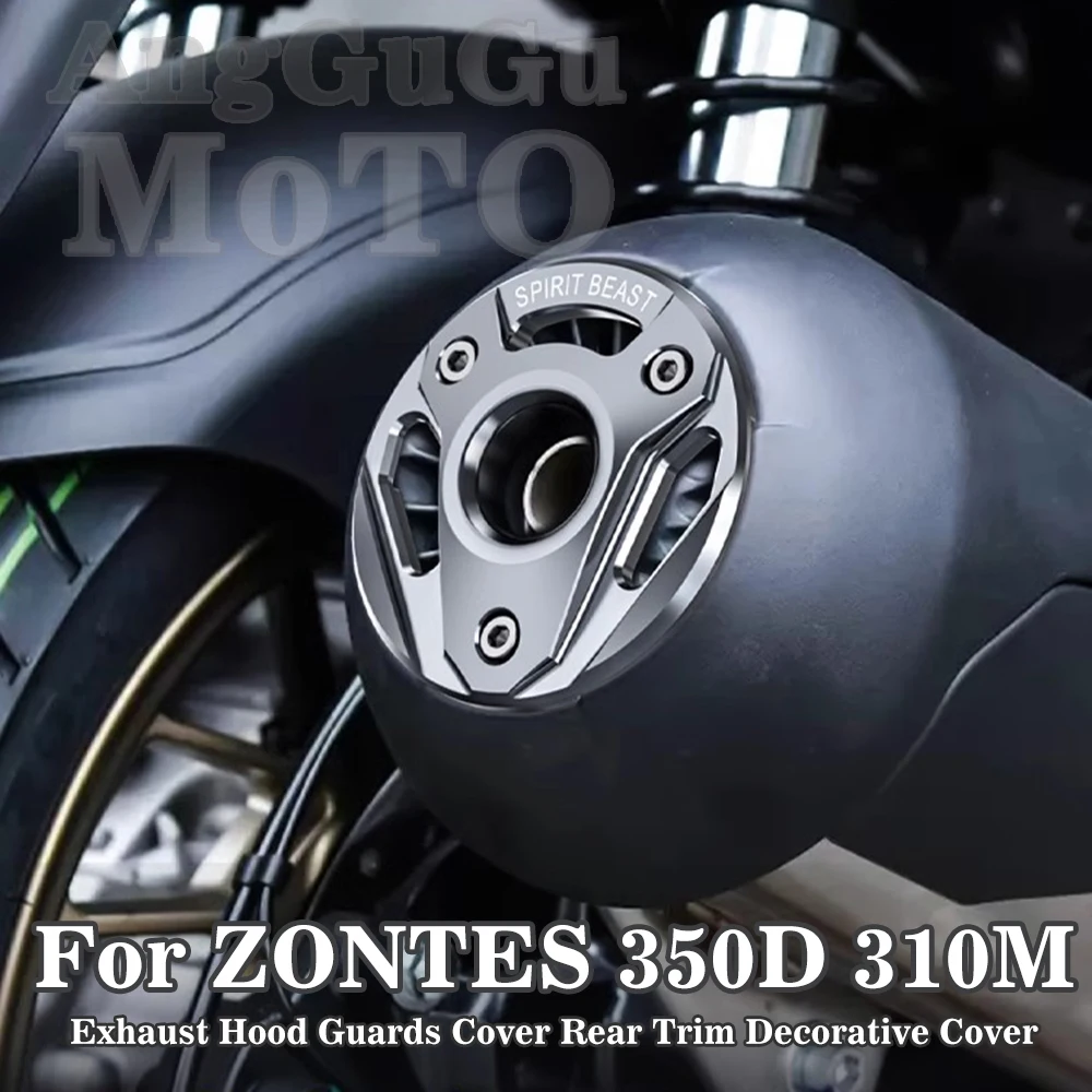 

For ZONTES 150D 150M 350D 310M 350 D Motorcycle Exhaust Hood Guards Cover Rear Trim Decorative Cover Pipe Tail End Accessories