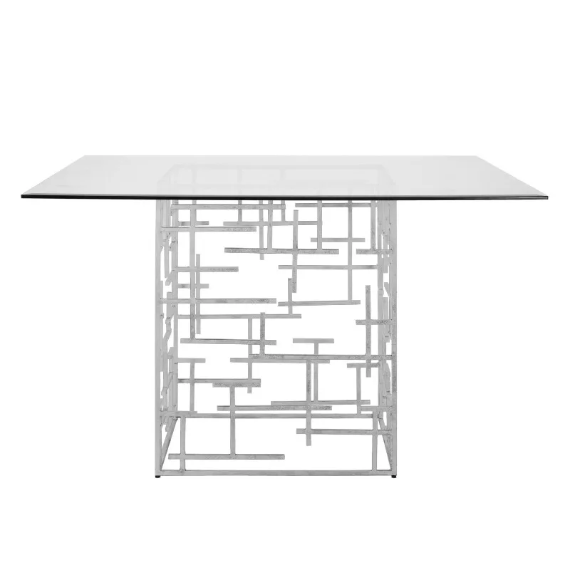 

American coffee table/light luxury irregular wrought iron soft decoration design villa/model room