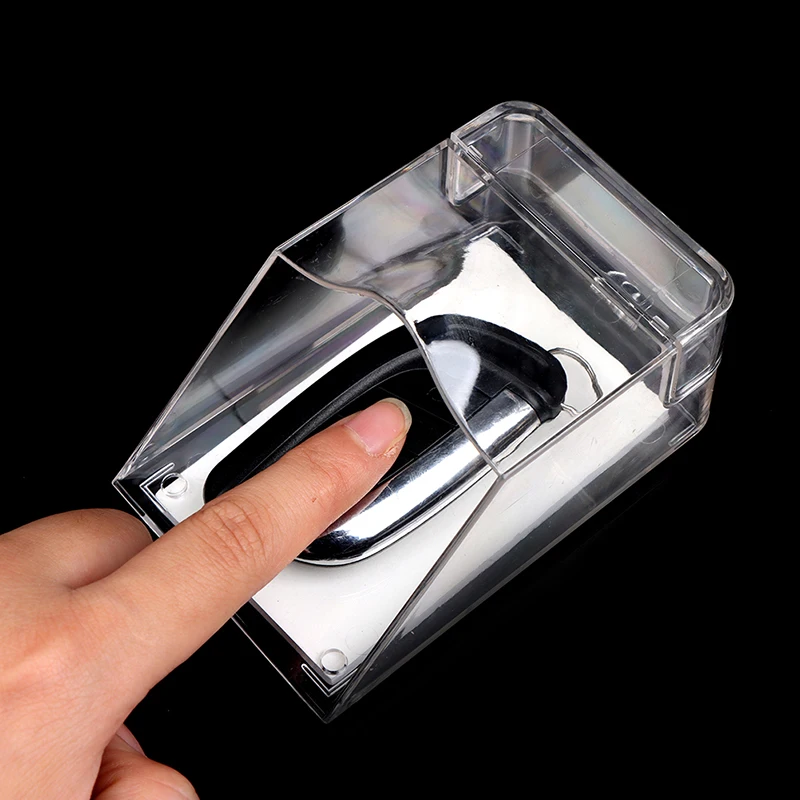 Transparente à prova dwireless água capa para campainha sem fio anel botão clara casa campainha capa para chuva e neve