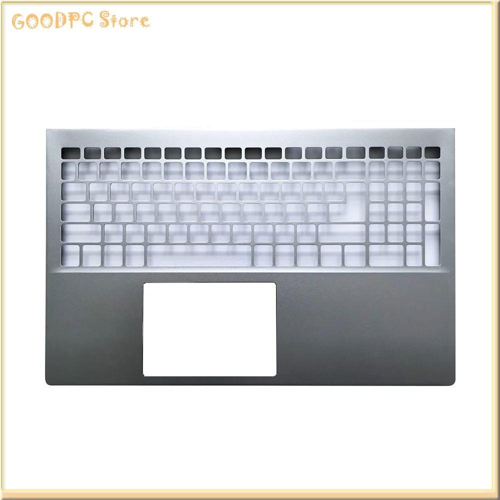 NEW Original Keyboard Tray Palm Rest Back Cover Bottom Case for Dell Inspiron 15 5504 5505 5501 5502 Laptop C Shell Silver