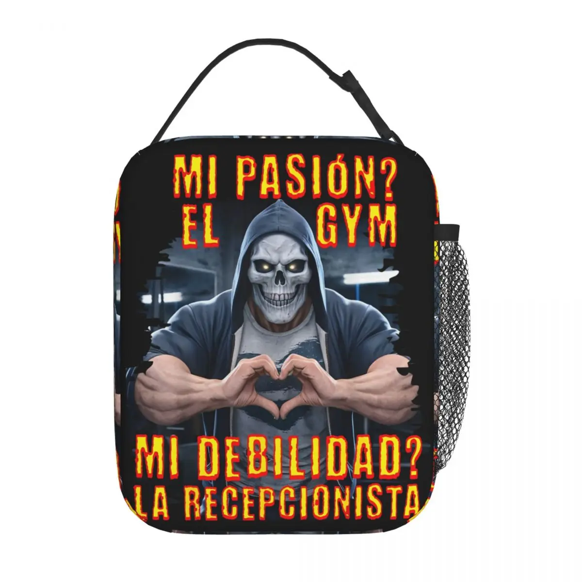 

Изолированные ланч-боксеры Mi Pasion El Gym Mi deпропускная способность, Merch, для школы, офиса