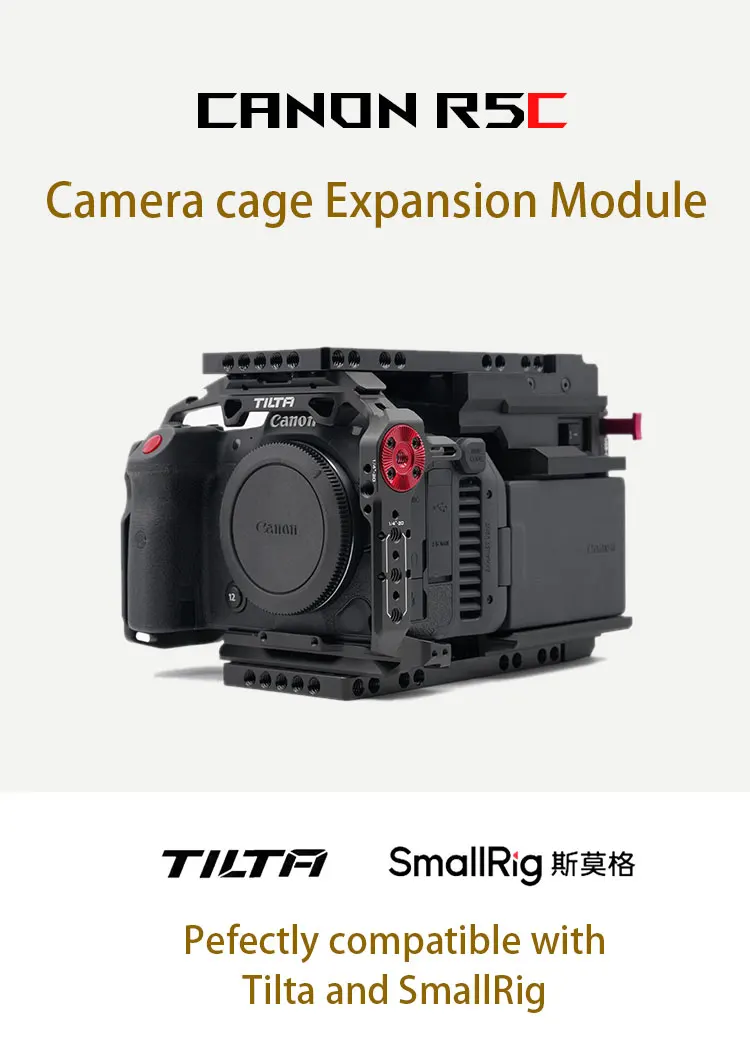 Description Picture 2 of itemFusionRig For Canon R5C Camera Cage Expansion Module cineback