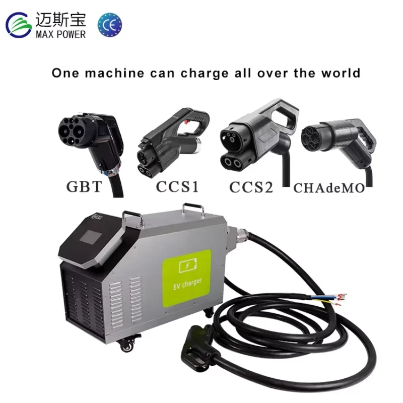 Factory Direct Sale 30kw Gbt OCPP For Electrical Car Fast Mobile Ev Charging Station Portable Dc Ev Charger