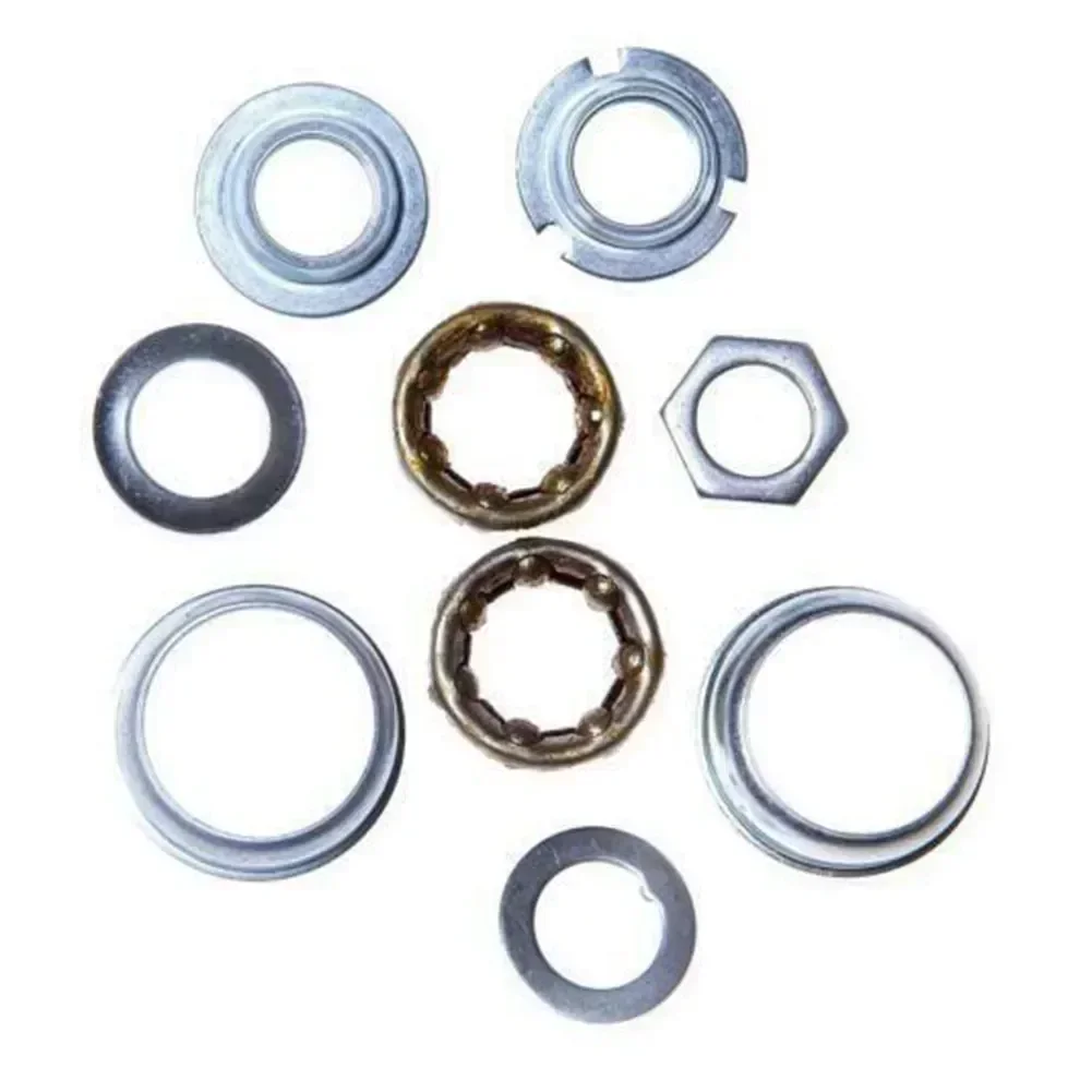 SPORTFUNSF Fahrrad-Innenlager, BB-Cup-Lagerset für USA, große Schale, 1-teilige Kurbel, MTB/Rennrad, Stahlachsen-Adapter, Radfahren